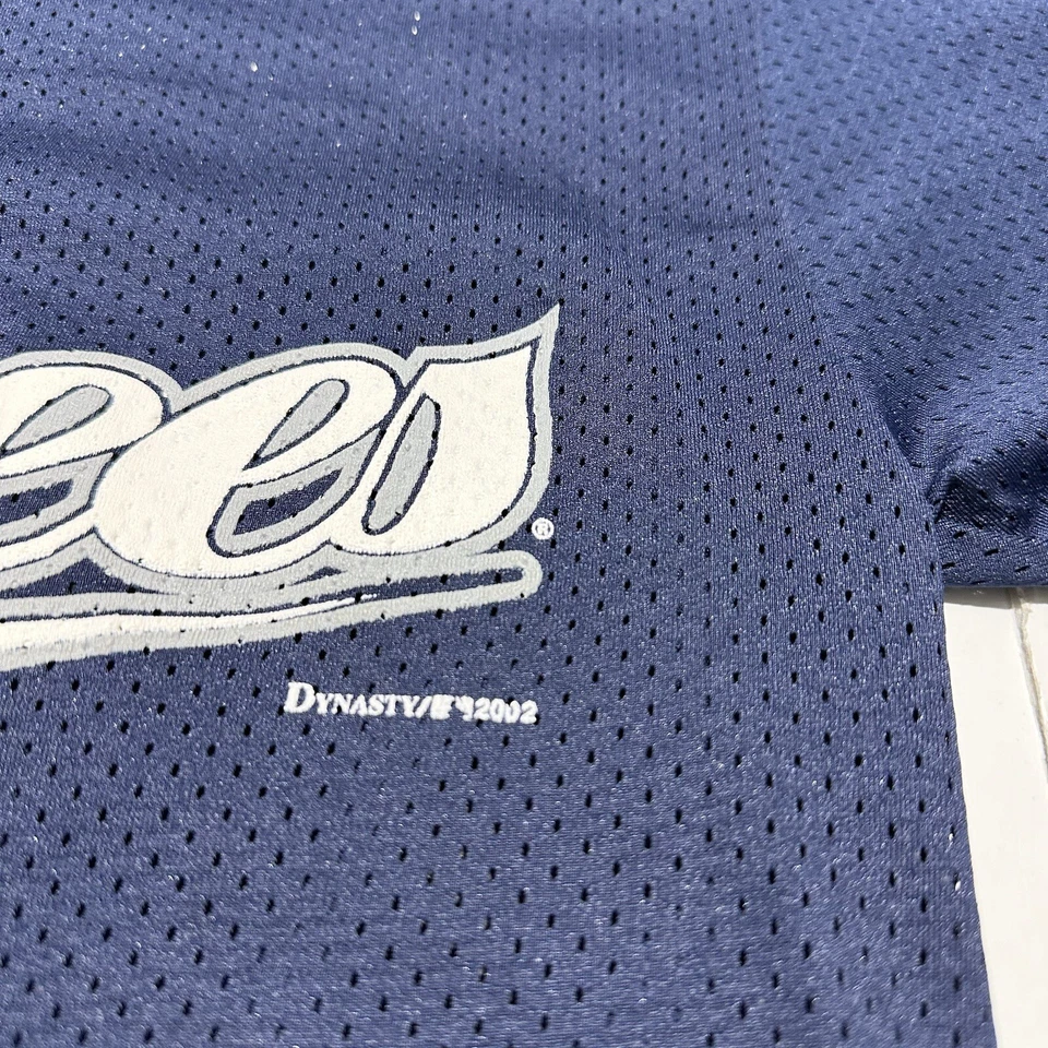 Camiseta vintage Jason Giambi 25 para hombre botón medio delantero New York Yankees azul Foto 4 de 4