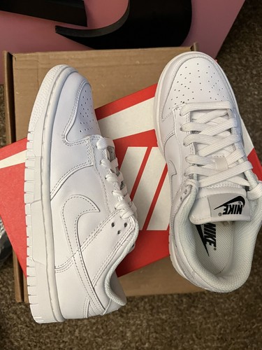 dunk low triple white