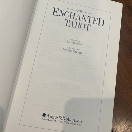 The Enchanted Tarot Amy Zerner & Monte Farber Hardback And 78 Cards Spirit Guide - Picture 3 of 8