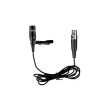 Black Lavalier Mic Lapel Tie Clip Microphone  for Shure Wireless Microphone