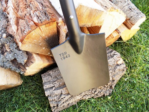 WW2 German Army WH / ELITE Field Shovel w/ Marking Wooden Handle - Reproduction - Picture 6 of 8
