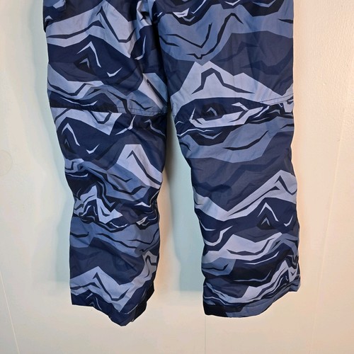 Columbia Kids Camo Snow Pants Size XS 6/7 Insulated Blue Internal Grow System - Picture 6 of 9