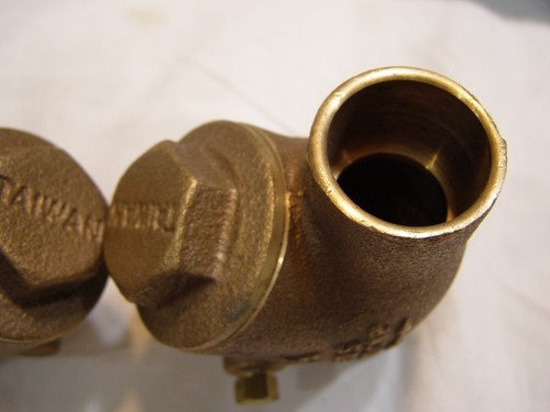 2 Industrie 3/4" Swing Rückschlagventile Bronze Y Muster Sweat x Sweat 150 S 300CWP - Bild 8 von 9