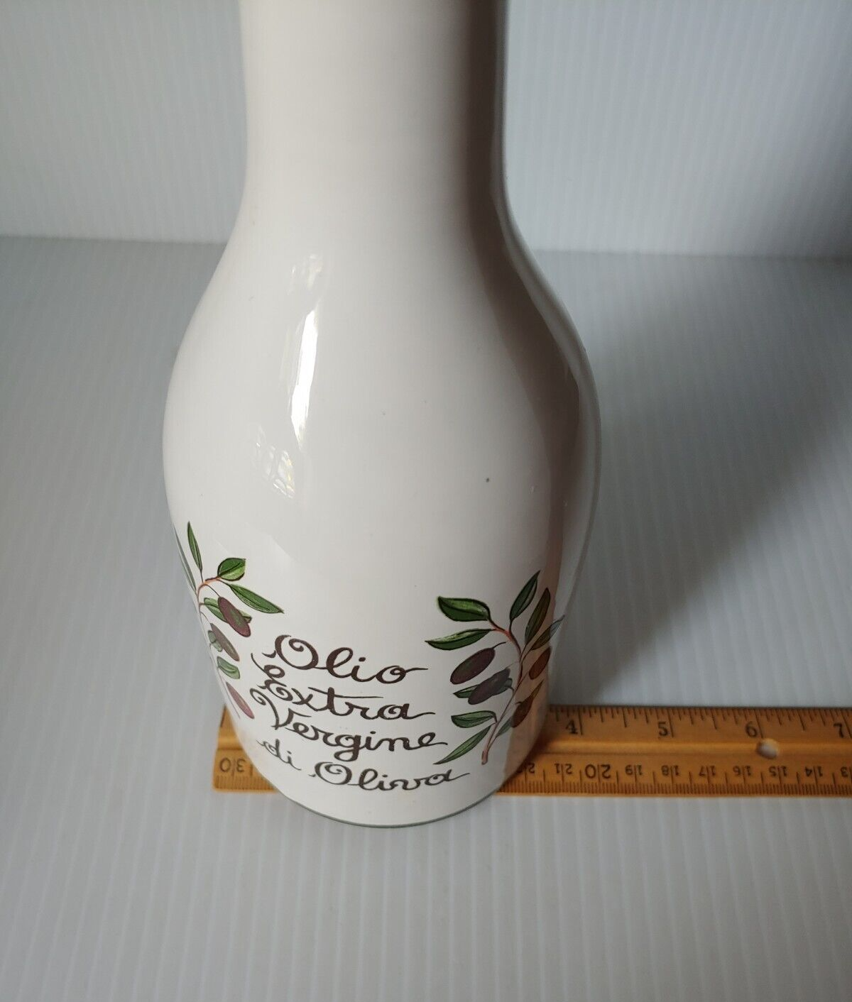 Oleificio Ranieri Extra Virgin Olive Oil Bottle Decanter Ceramic 