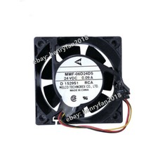For Melco MMF-06D24DS-RCA Cooling Fan DC 24V 0.09A 60 60 25MM Inverter Fan