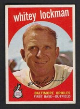 1959 Topps #411 Whitey Lockman Baltimore Orioles