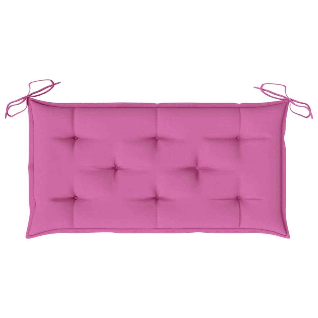AX Cuscino Rosa Per Panche Panca Giardino Corde Soggiorno 100x50x7cm Sala 361581