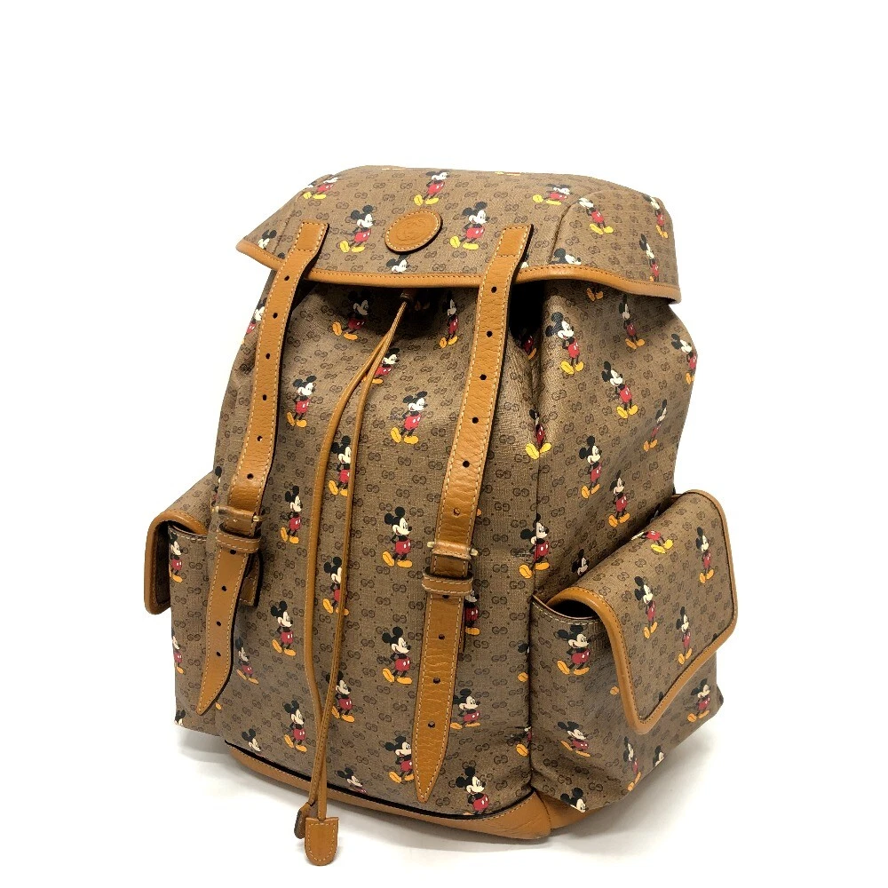 GUCCI 603898 Mini GG Supreme Mickey Mouse DISNEY Backpack Bag
