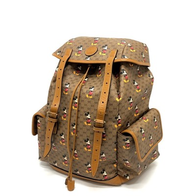 GUCCI 603898 Mini GG Supreme Mickey Mouse DISNEY Backpack Bag