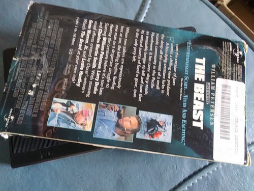 The Beast VHS Horror William Petersen tested plays okay very watchable - 第 2/5 張圖片