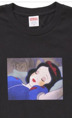 Size XL Supreme Snow White Tee Black New Sold Out FW24 ? | eBay