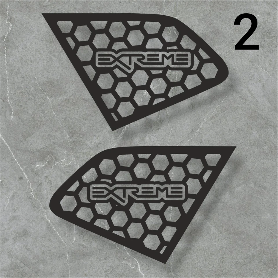 Dacia Duster EXTREME 3 ab2024 seitliche Heckscheibenfolie Tuning/Styling - Bild 4 von 4