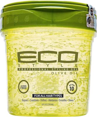 EcoStyle oder ICAN Olivenöl/Arganöl Styling Haargel keine Flocken verschiedene Größe