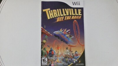 Thrillville Off The Rails Instruction Manual (Nintendo Wii)