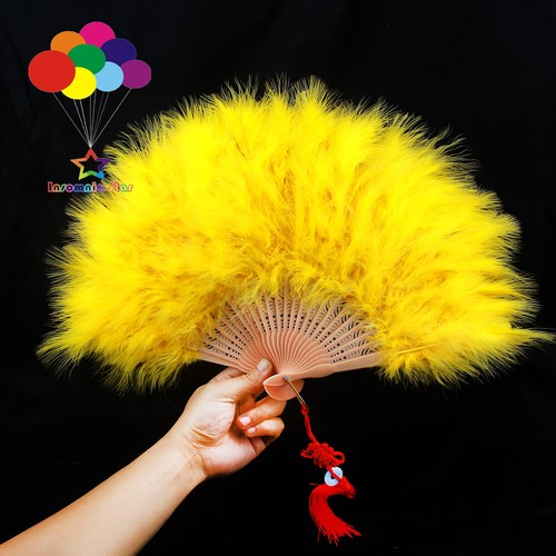 High quality Turkey big feather fan for women Holding Dance Props Party Wedding - Picture 12 of 27