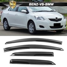 Fits 07-13 Toyota Yaris Xp90 Sedan Mugen Style Window Visors Vent Acrylic Fits 07-13 Toyota Yaris Xp90 Sedan Mugen Style Window Visors Vent Acrylic