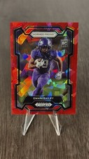 2024 Panini Prizm Draft Picks - Red Ice Prizm #158 Emani Bailey (RC)