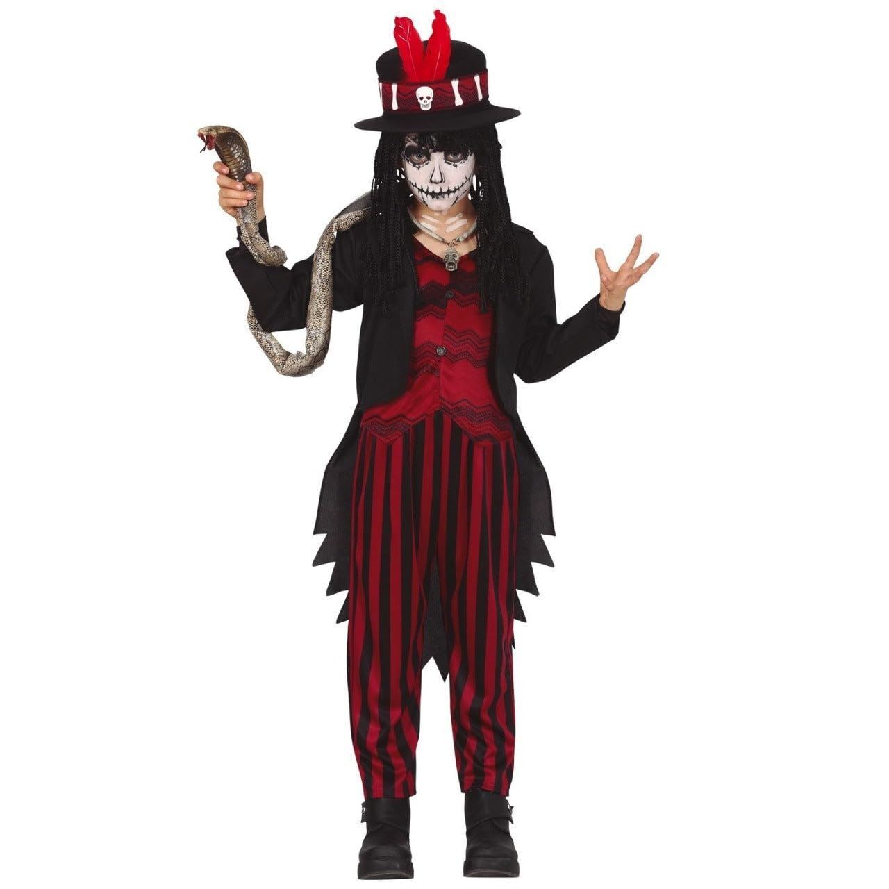 Child Fiestas Guirca Voodoo Witch Doctor Halloween Costume - 5-6 Years