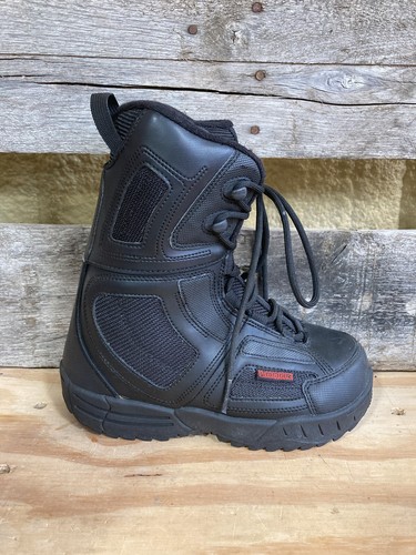 Lamar Dragon Jr. Snowboard Boots - Kids 4 - Lace Up - Black - Grom - Picture 6 of 10