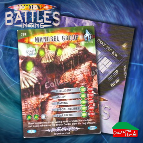 DOCTOR WHO Battles in Time #601-825 ULTIMATE MONSTERS RARE & COMMON Cards - Picture 153 of 213