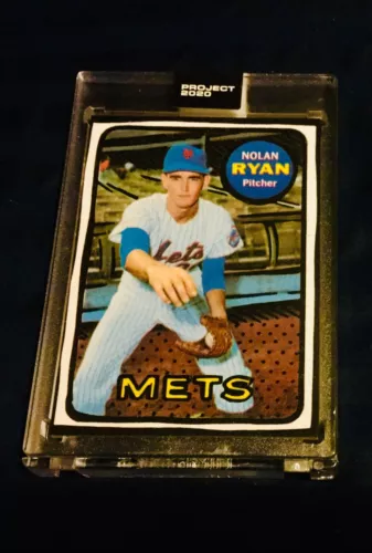 NOLAN RYAN 2020 TOPPS PROJECT BASEBALL #87 NEW YORK METS 1969 Ver. (Send Offer)!