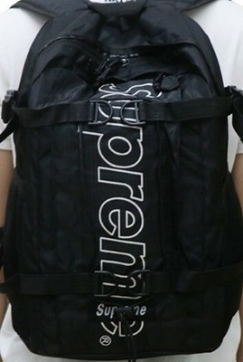 black supreme backpack fw18