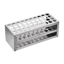 Stainless Steel Test Tube Holder Rack 40 Hole 3 Layers for 14-16mm Tube