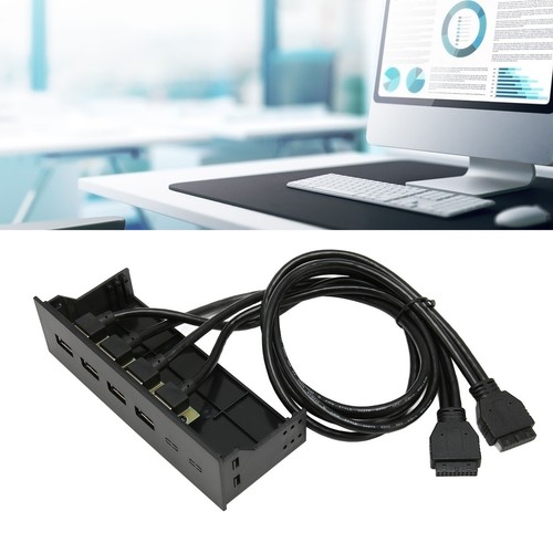 USB3.0 Hub Front Panel 5Gbps 4 Ports 19pin Optical Drive Front Panel For 5.25 CB - Afbeelding 3 van 22