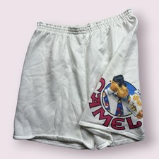 Vintage Deadstock Men  s Camel Joe Cigarettes Sweat Shorts 90s USA Sz L White
