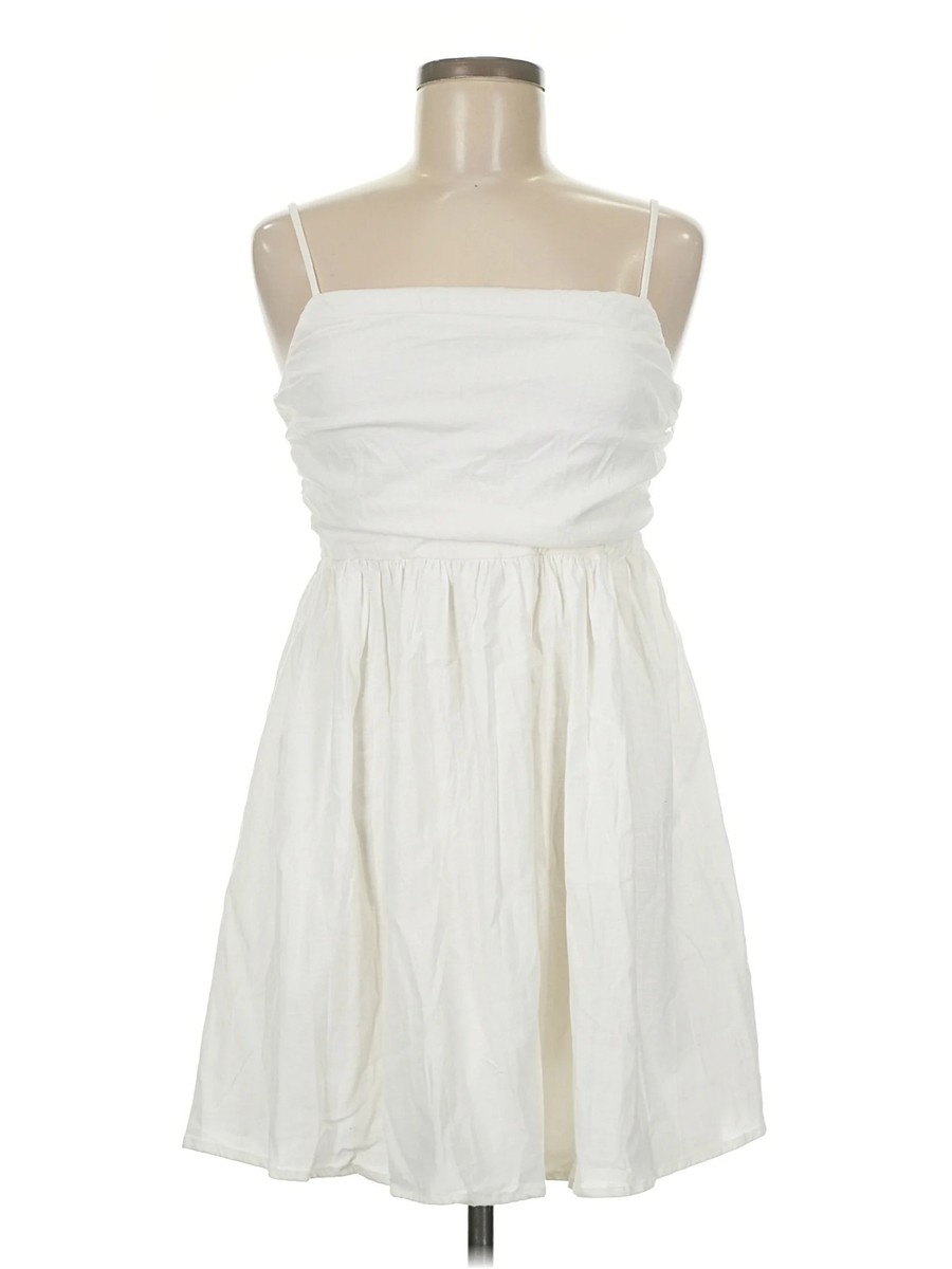 Hello Molly Women Ivory Cocktail Dress 8