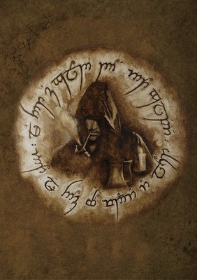 Strider - Herr der Ringe Kunstdruck | Aragorn beim tänzelnden Pony |