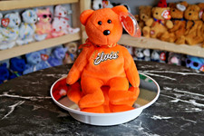 TY Beanie Baby - Coco Presley the Bear (Orange Version) | MWMT | Vintage | Rare