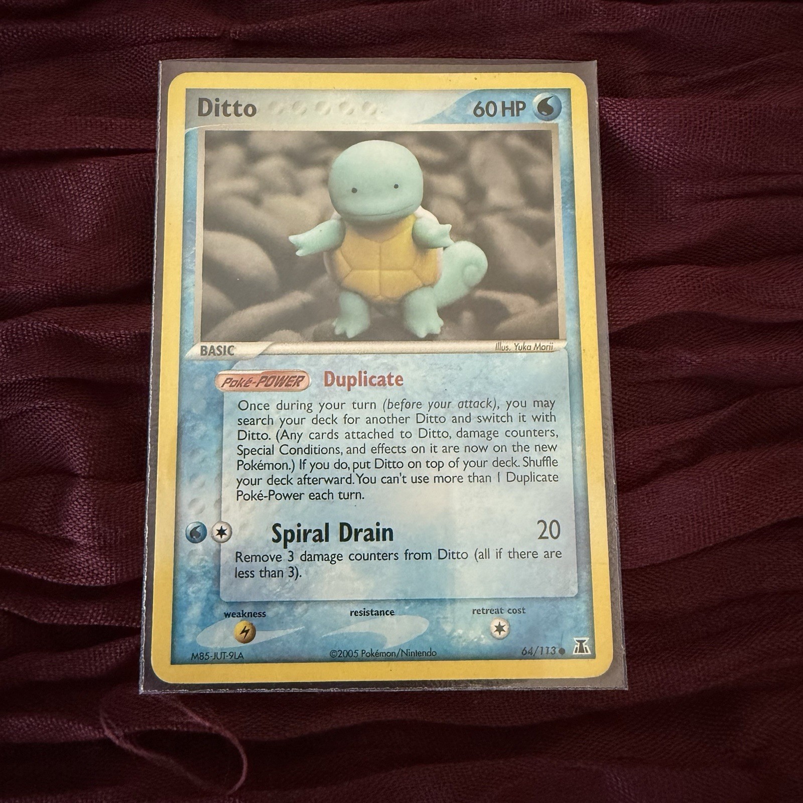 Ditto EX Delta Species 64/113 Squirtle Pokemon 2005