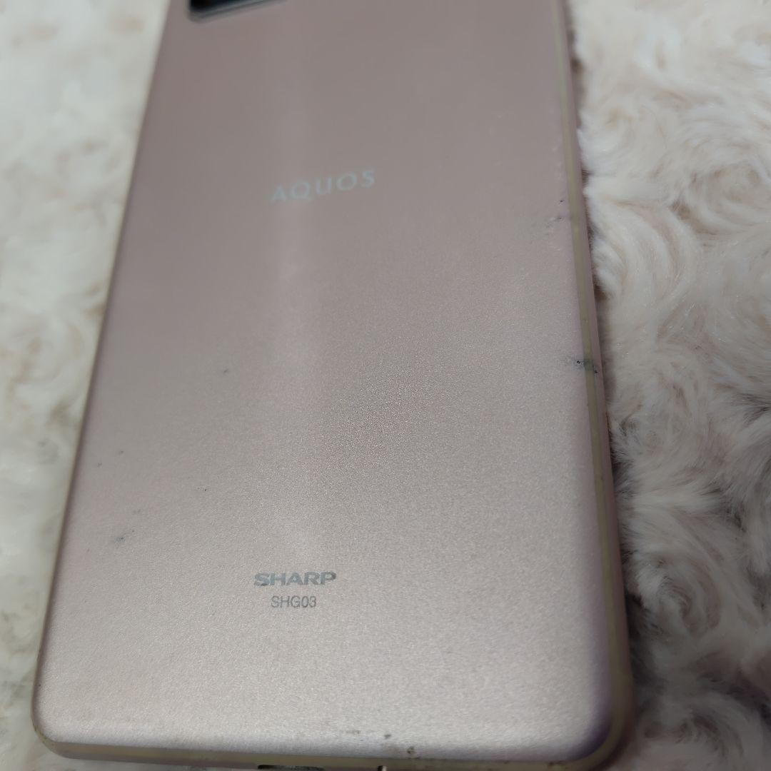 SHARP - 超美品 AQUOS sense 5G SHG03 ライトカッパー M888 Sharp AQUOS sense 5G SHG03 64GB Light Copper Unlocked SIM