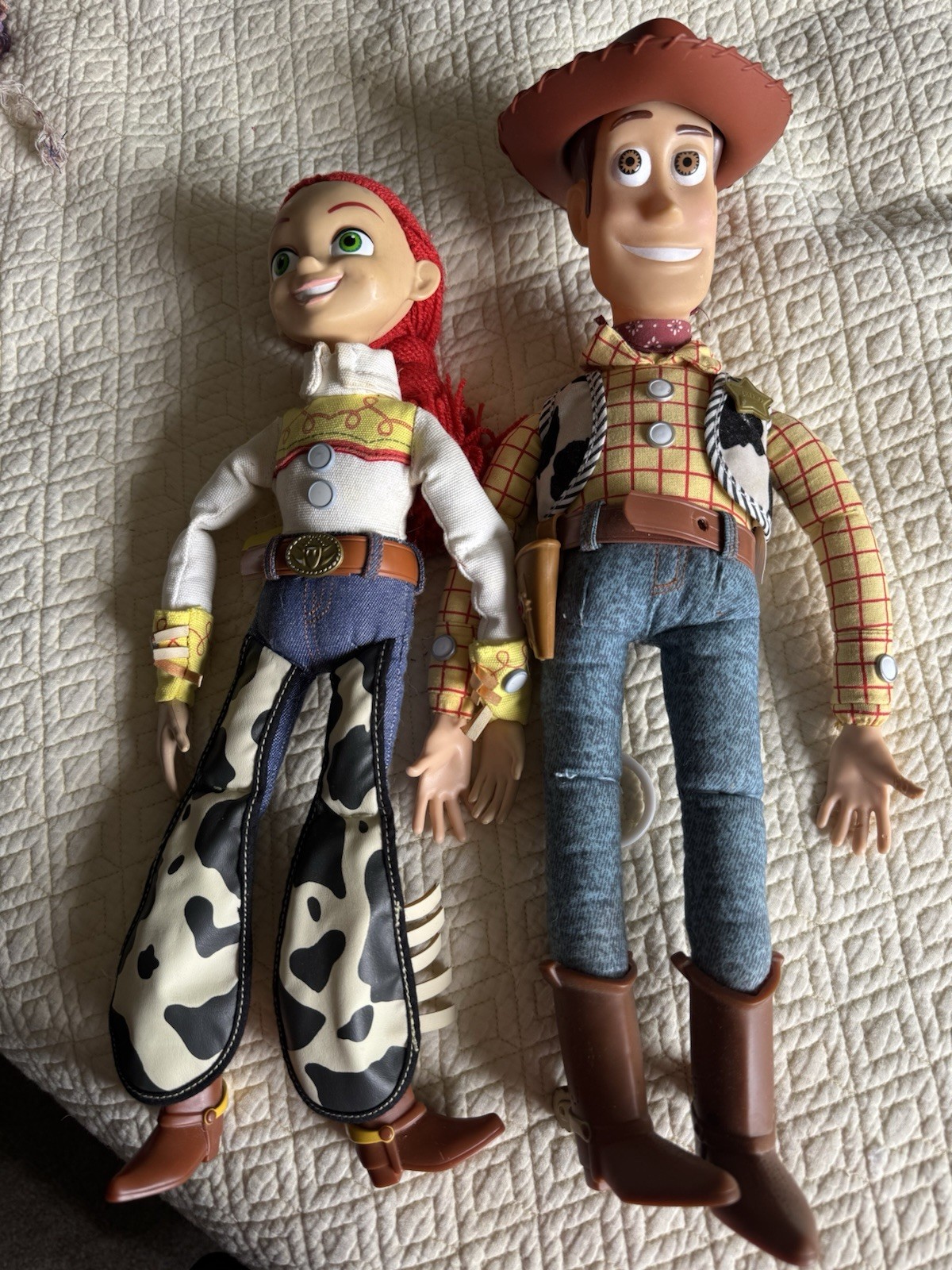 Disney Toy Story Woody And Jessie Dolls Vintage, None Talking