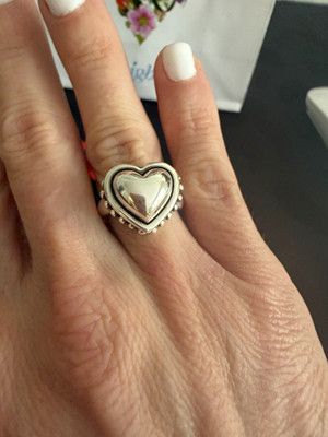 Brighton Silver-Tone  Pretty Tough  Ring Size 6 Brand New!
