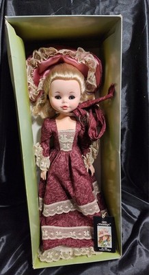 Vintage Italian Furga Doll 18'' Ilaria Bambole Old Fashion Doll New In Box