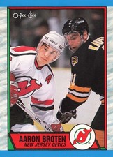 Aaron Broten 1989-90 O-Pee-Chee #180 New Jersey Devils