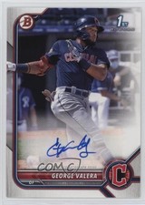 2022 Bowman Paper Prospect Auto George Valera #PPA-GV Auto fc1