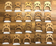 Selection Of Antique, Vintage & Contemporary Cello Bridges, Many Name stamped