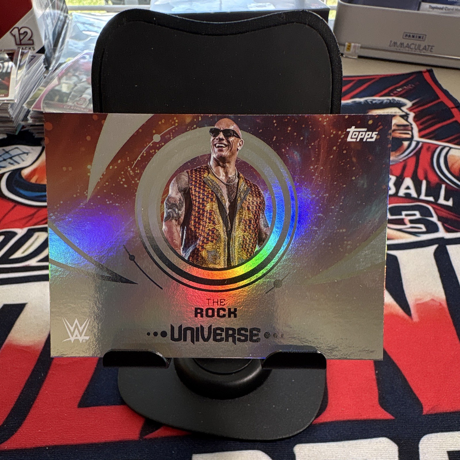 Topps Universe WWE 2025 The Rock Legends #154 Wrestling Trading Card view 1