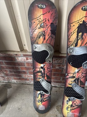 Lot Of 2 Riva Snowboard 42  Long 7  Wide At Narrowest Point Model Unknown