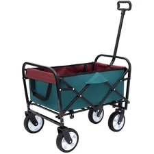 Multi-use Collapsible Foldable Wagon Cart Beach Wagon Utility Cart Wagon Grocery