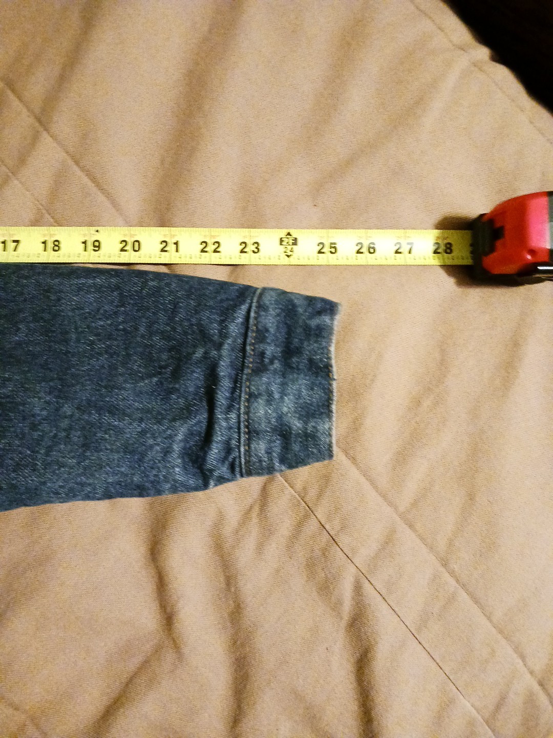 Levi's Men's Sherpa Denim Trucker Jacket Size 42R Dark Blue Made In USA thumbnail 10