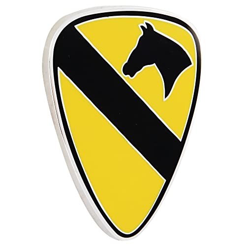 Emblema Auto Metallo Colore 1° Divisione Cavalleria - Foto 5 di 5