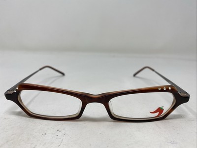 Jalapeños LA ROUGE CARAMEL 49-17-135 Brown Mix Full Rim Eyeglasses Frame OM58
