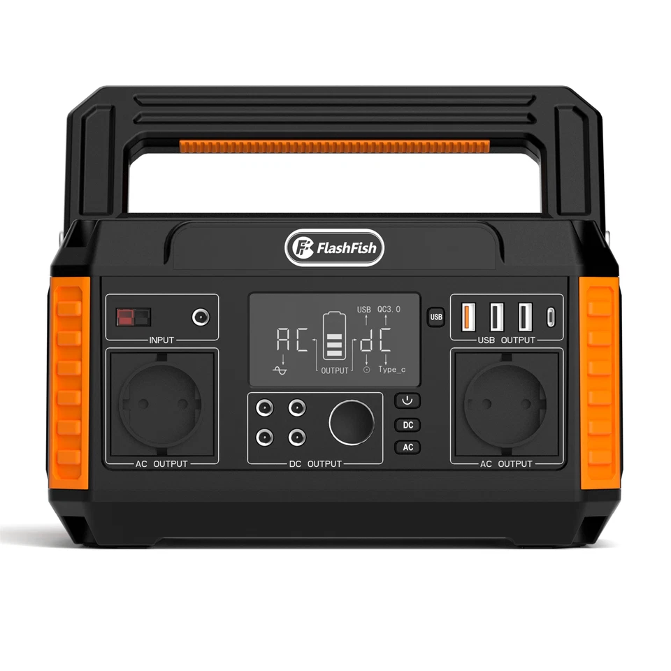 Flashfish P60 Powerstation Solargenerator Li-Ion-Batterien 140400mAh 560W Camp