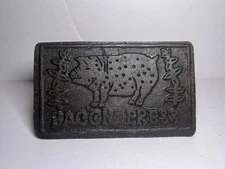 HIC Harold Import Co. 43202 Rectangular Bacon Press and Steak Weight, Heavywe...