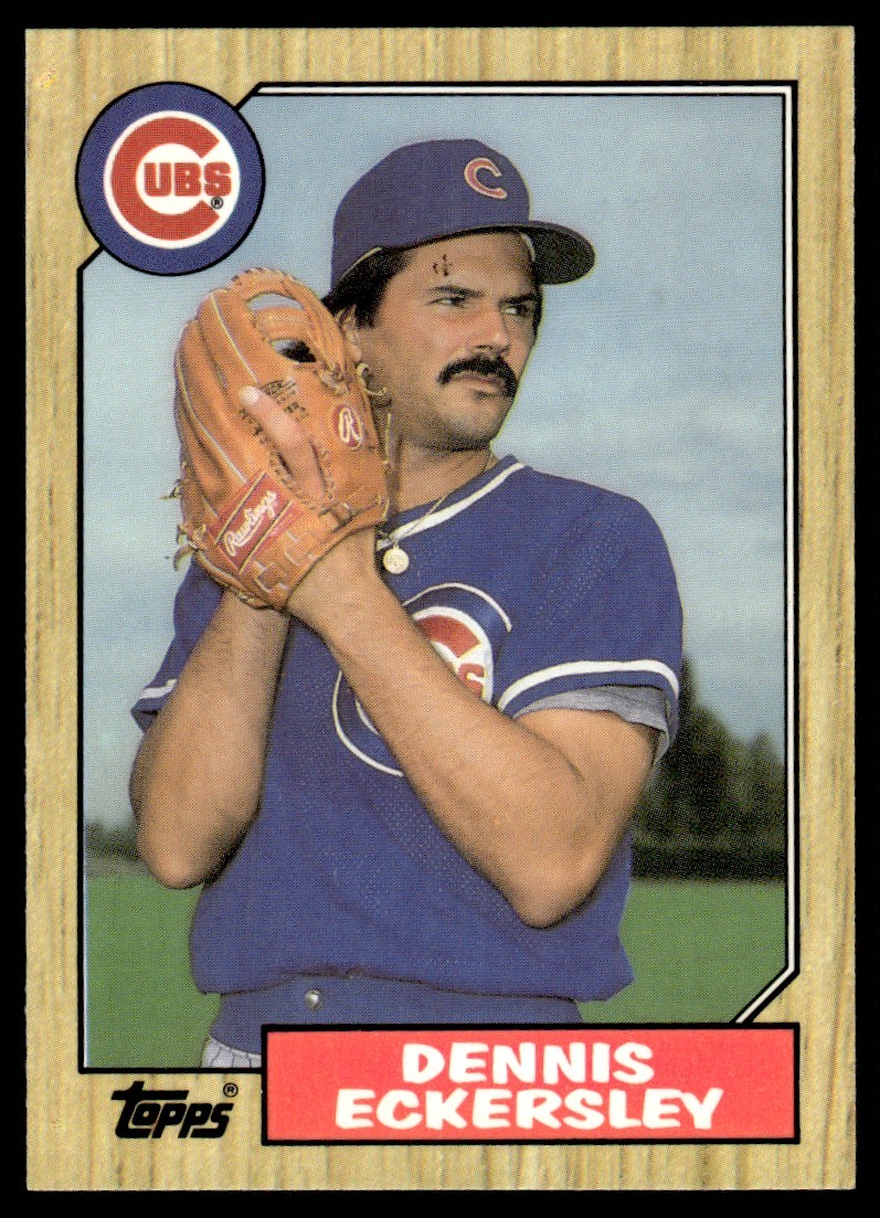 1987 Topps Tiffany Dennis Eckersley #459 MINT