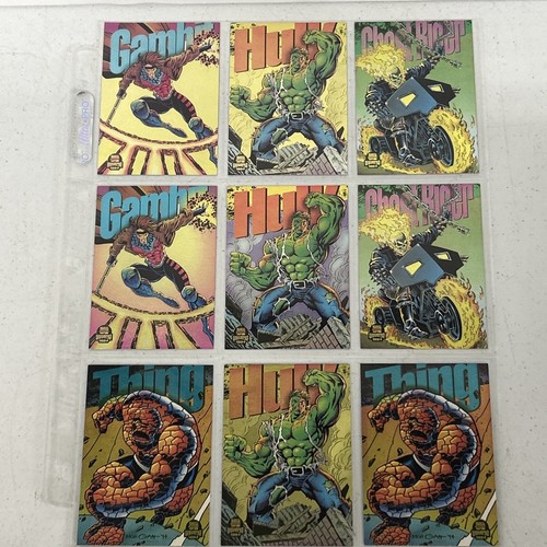 Marvel Universe Cards Full Set 1-200 1994 And All Power Blast Inserts - Picture 11 of 15